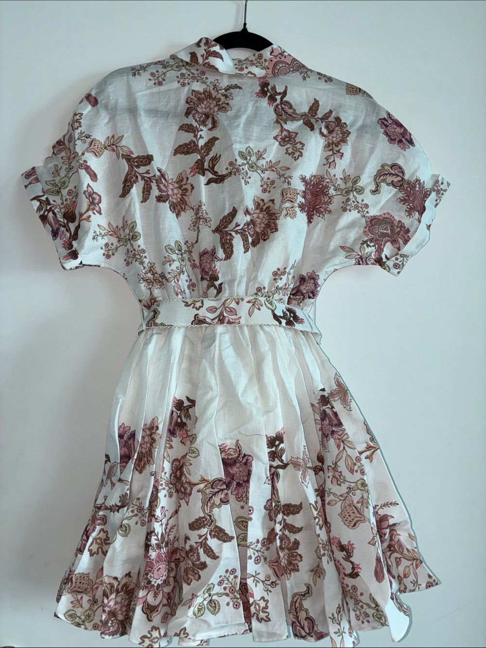 Hemant & Nandita - NEW WITH TAG Diza Floral Mini Shirtdress - Picture 6 of 7